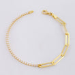 Pulso Tenis Cajón 2.7g / 17.3cm / 1.8mm Oro Amarillo 18K