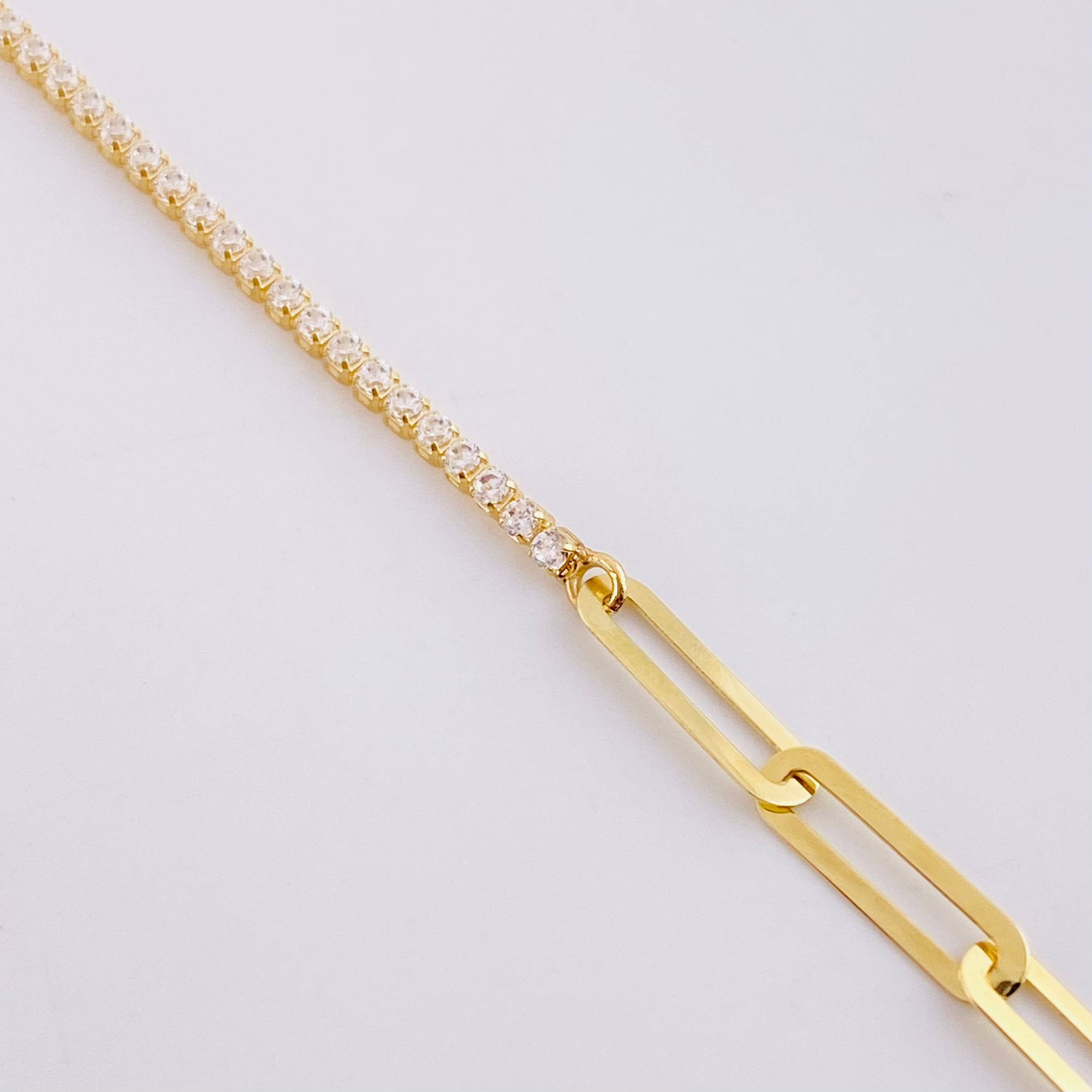 Pulso Tenis Cajón 2.7g / 17.3cm / 1.8mm Oro Amarillo 18K