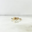 Anillo Churumbela Fe Corazon 1.65gr / T6 / Circones Blancos Dos Oros Amarillo Blanco