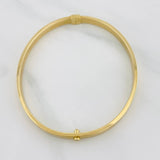 Pulso Aro Tornillo 5.8g / 18cm / 4mm Oro Amarillo 18K
