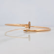 Pulso Aro Clavo 4.8g / 17cm / 2mm Oro Rosa 18K