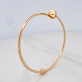 Pulso Aro Clavo 4.8g / 17cm / 2mm Oro Rosa 18K