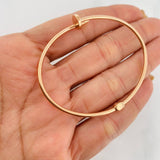 Pulso Aro Clavo 5.2g / 17cm / 2mm Oro Rosa 18K