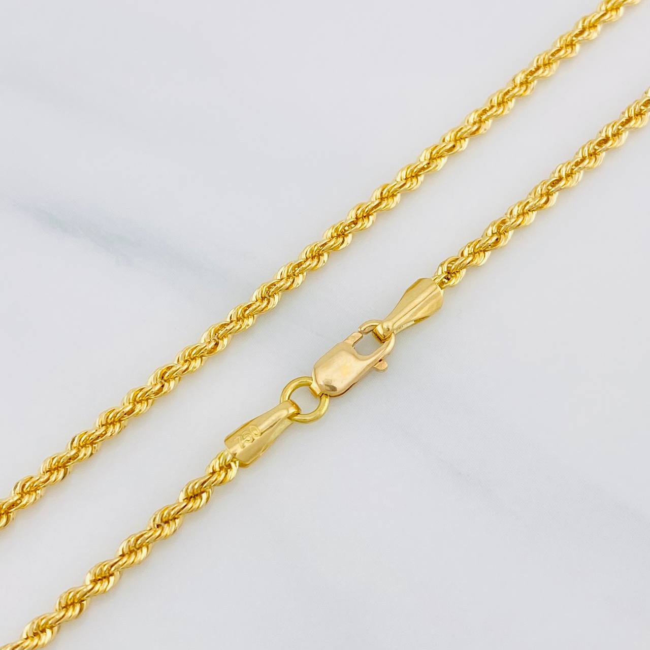 Cadena Lazo 3.55g / 50.5cm / 2.1mm Oro Amarillo 18K