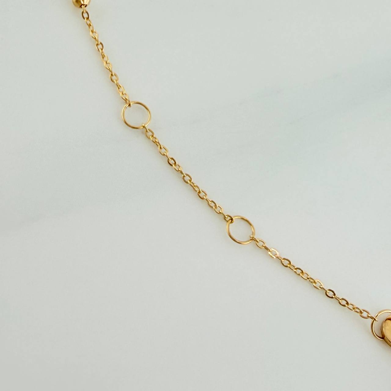 Pulso Denario Virgen Milagrosa 1.35gr / 17.5cm-19cm / 2mm Oro Amarillo +4 18K %