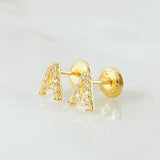Topos Letra A 0.8gr / 5mm Oro Amarillo 18K