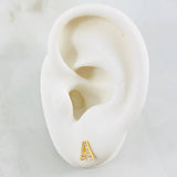 Topos Letra A 0.8gr / 5mm Oro Amarillo 18K