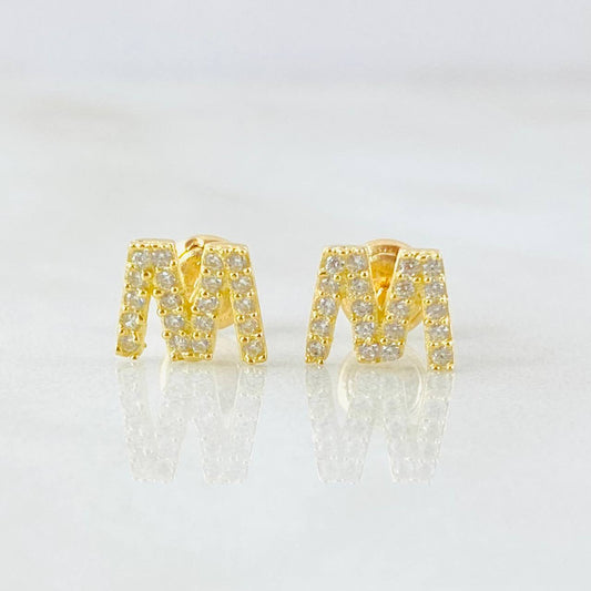Topos Letra M 1.35gr / Oro Amarillo 18K ©