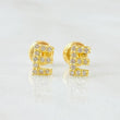 Topos Letra E 0.8gr / 4mm Oro Amarillo 18K *