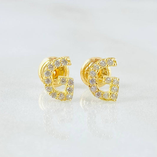 Topos Letra G 0.7gr / 5mm Oro Amarillo 18K