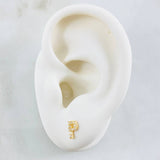 Topos Letra P 0.75gr / 5.4mm Oro Amarillo 18K *