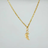 Set Cadena y Dije Roll-On + Luna 1.45gr / 40.1cm / 1.26mm Oro Amarillo 18K (Oferta) &