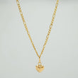 Set Cadena y Dije Figaro +Corazon 1.3gr / 44.8cm / 1.27mm Oro Amarillo 18K (Oferta) &