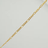 Set Cadena y Dije Figaro +Corazon 1.3gr / 44.8cm / 1.27mm Oro Amarillo 18K (Oferta) &