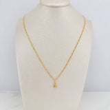 Set Cadena y Dije Figaro +Corazon 1.3gr / 44.8cm / 1.27mm Oro Amarillo 18K (Oferta) &