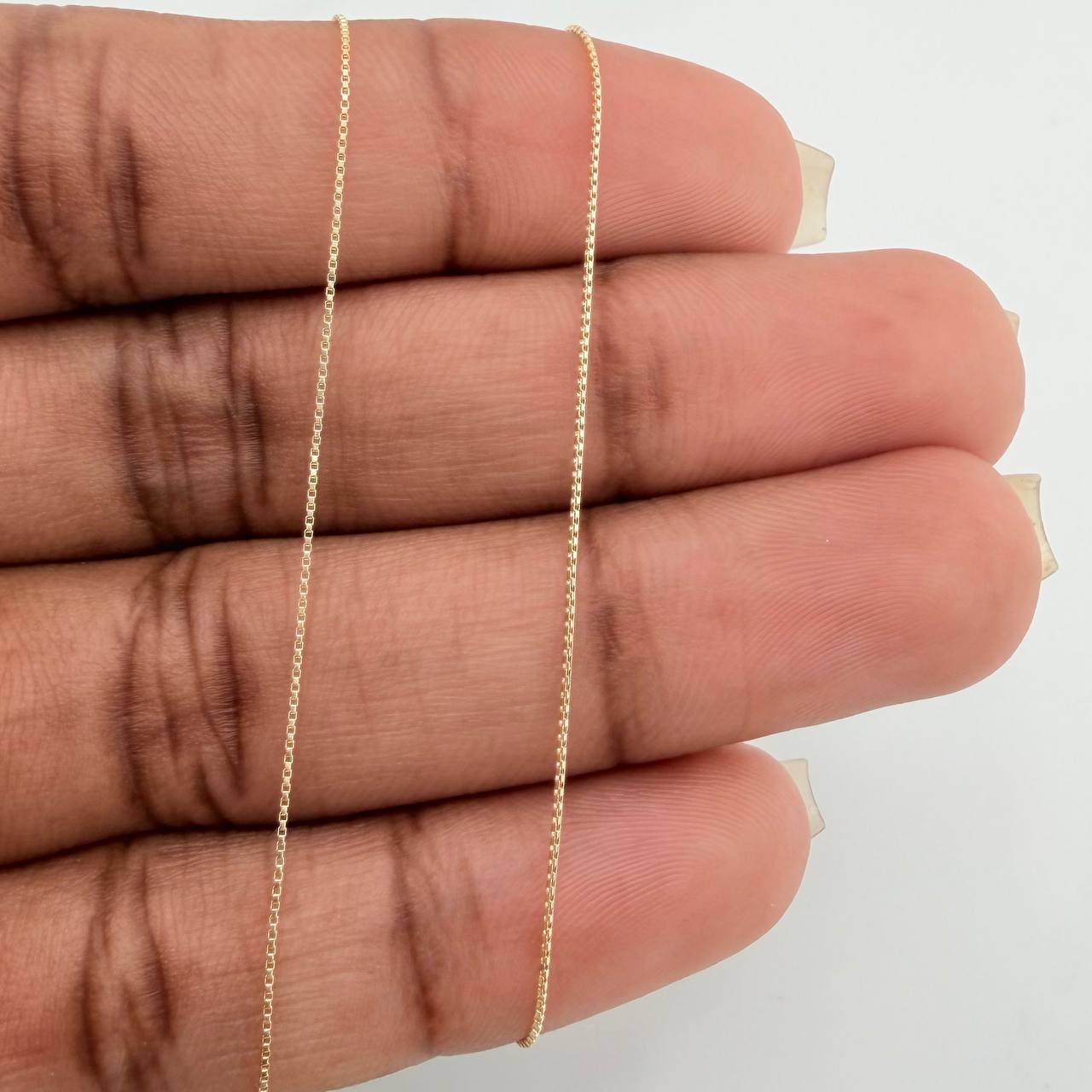 Set Cadena y Dije Veneciana + Corazon 1.25gr / 50.4cm / 0.55mm Oro Amarillo 18K (Oferta) &