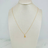 Set Cadena y Dije Veneciana + Corazon 1.25gr / 50.4cm / 0.55mm Oro Amarillo 18K (Oferta) &