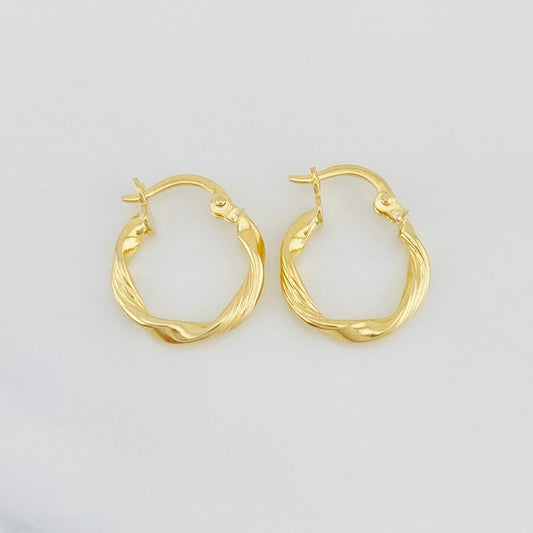 Candongas Mai 1.15g / 1.7cm Oro Amarillo 18K