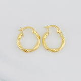 Candongas Mai 1.15g / 1.7cm Oro Amarillo 18K