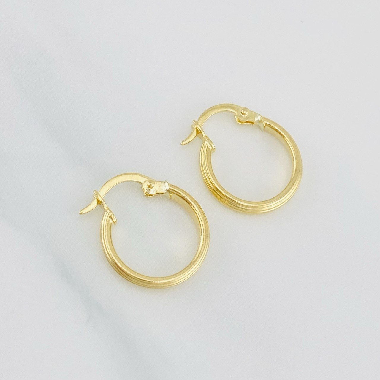 Candongas Andy 1.1g / 1.7cm Oro Amarillo 18K