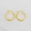 Candongas Andy 1.1g / 1.7cm Oro Amarillo 18K