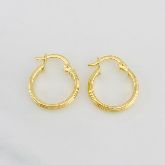 Candongas Andy 1.1g / 1.7cm Oro Amarillo 18K