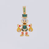 Dije Pato Bolsas Dinero 5.65g / 3.5cm Oro Amarillo 18K