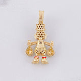 Dije Pato Bolsas Dinero 5.65g / 3.5cm Oro Amarillo 18K