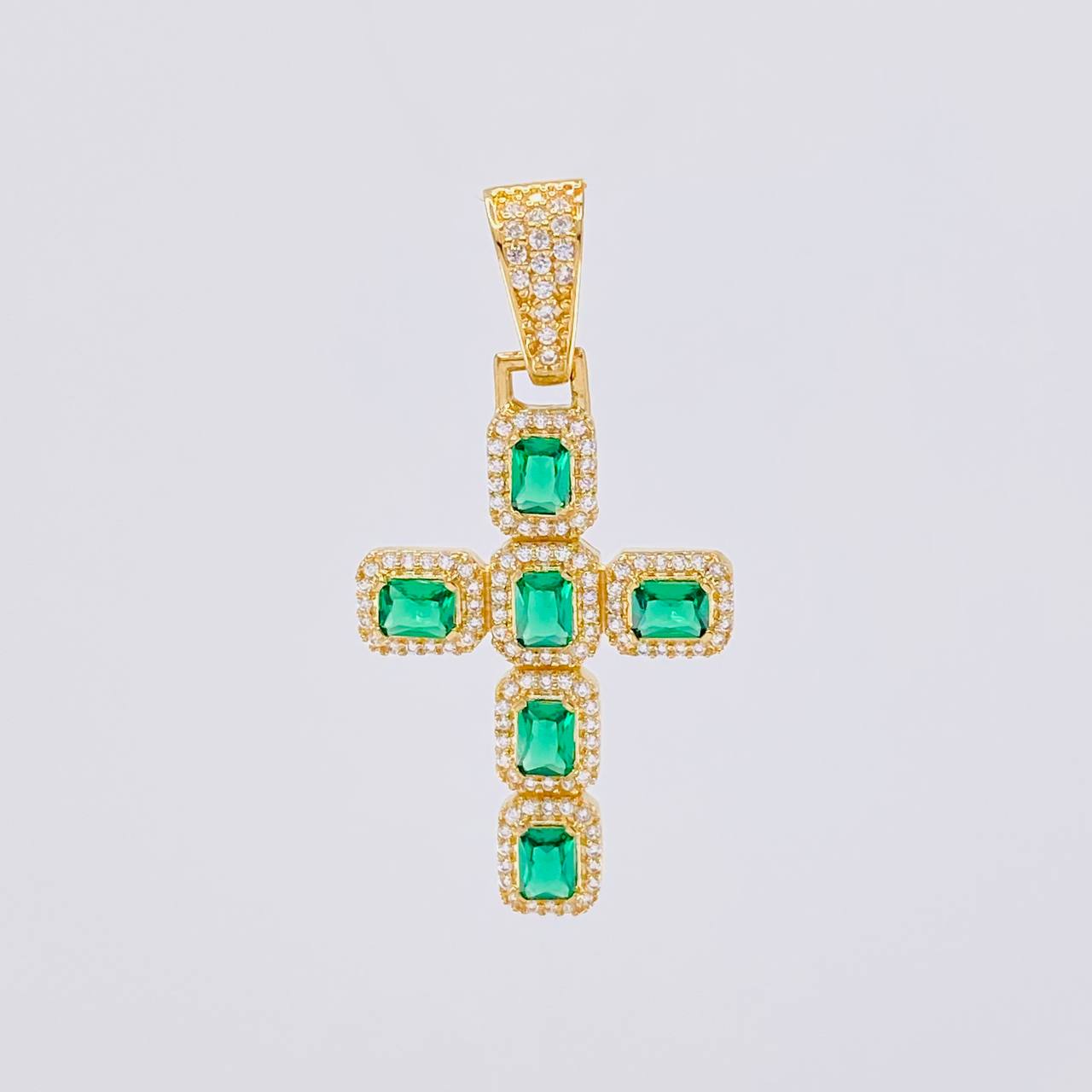 Dije Cruz Tupida 3.45g / 3.8cm Oro Amarillo 18K