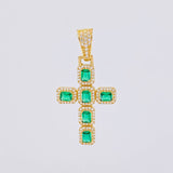 Dije Cruz Tupida 3.45g / 3.8cm Oro Amarillo 18K