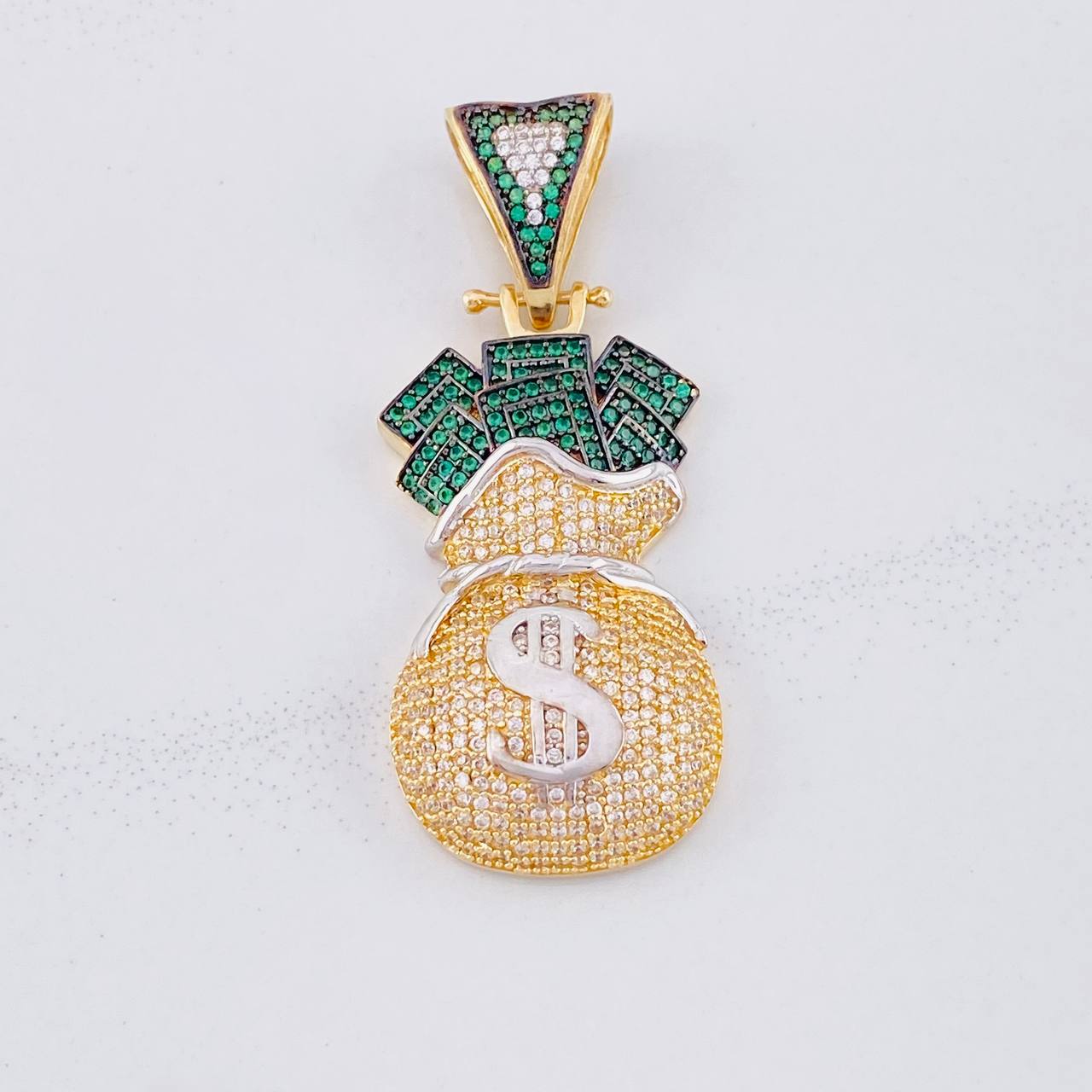 Dije Bolsa de Dinero 13.45g / 5.1cm Oro Amarillo 18K