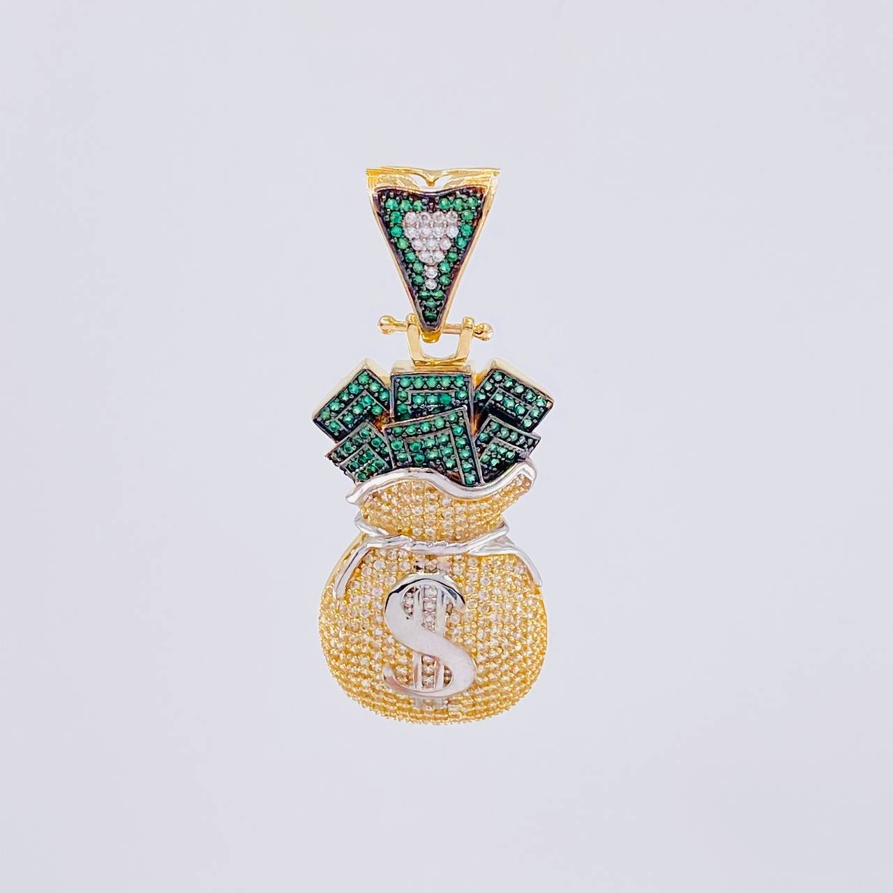 Dije Bolsa de Dinero 13.45g / 5.1cm Oro Amarillo 18K