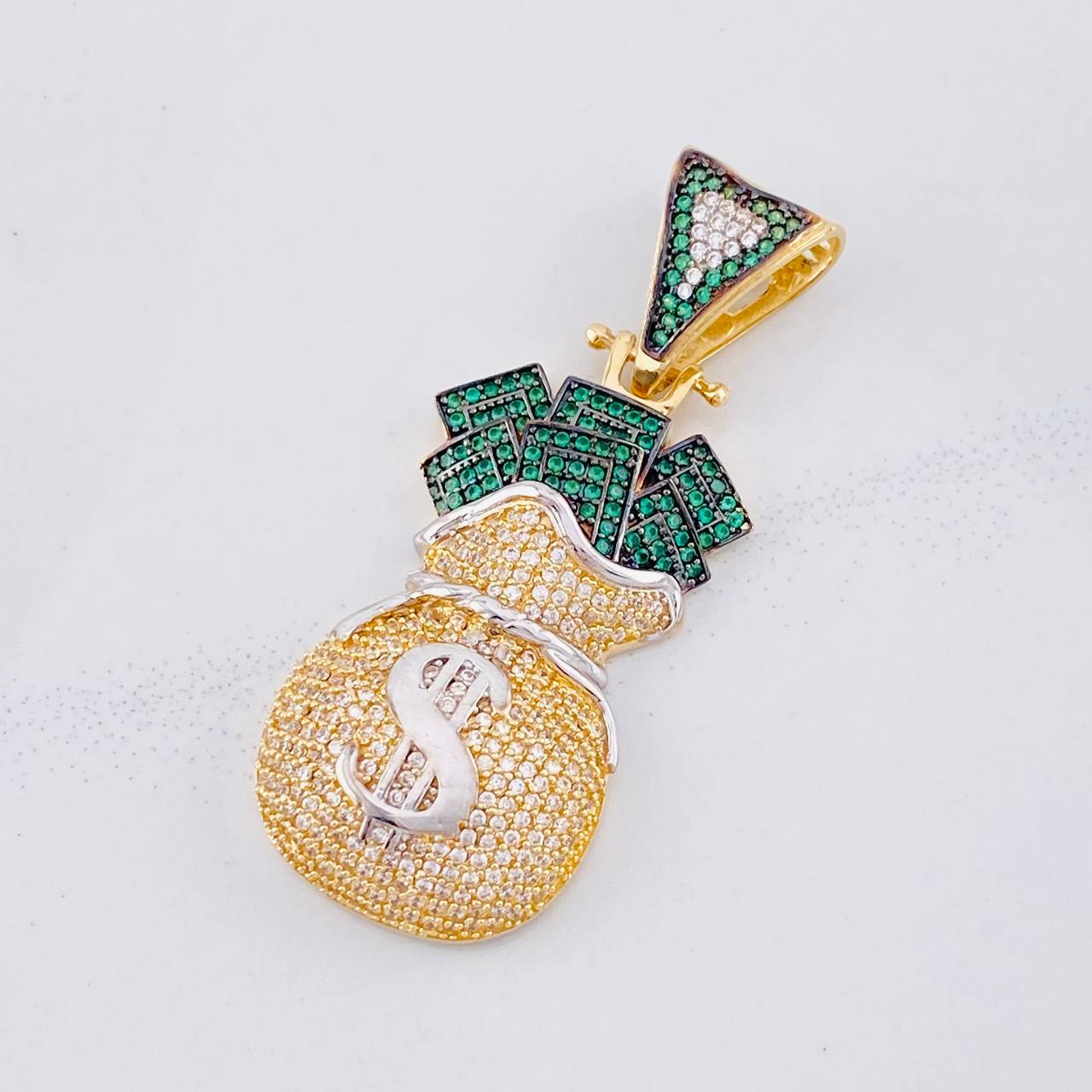 Dije Bolsa de Dinero 13.45g / 5.1cm Oro Amarillo 18K