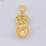 Dije Bolsa de Dinero 13.45g / 5.1cm Oro Amarillo 18K