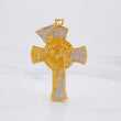 Dije Cruz Rostro Cristo 15.25g / 6.3cm Oro Amarillo 18K