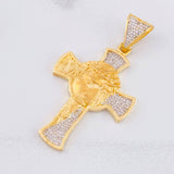 Dije Cruz Rostro Cristo 15.25g / 6.3cm Oro Amarillo 18K