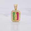 Dije Virgen de Guadalupe Tribal 12.1g / 4.5cm Oro Amarillo 18K