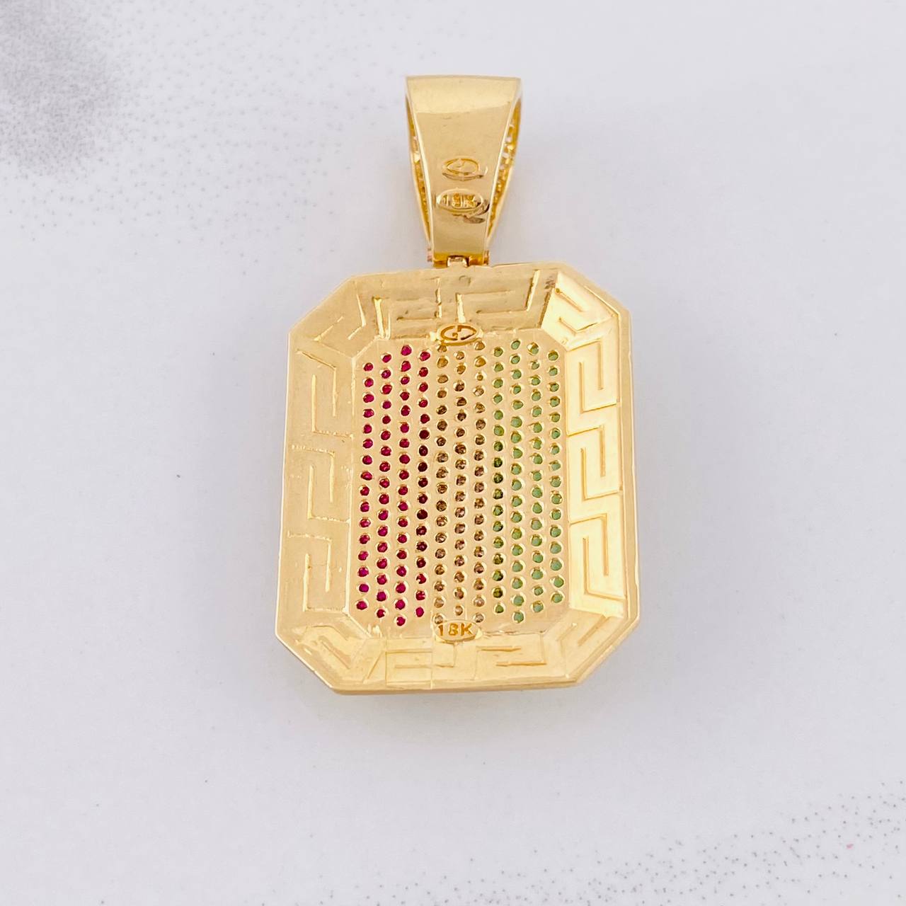 Dije Virgen de Guadalupe Tribal 12.1g / 4.5cm Oro Amarillo 18K