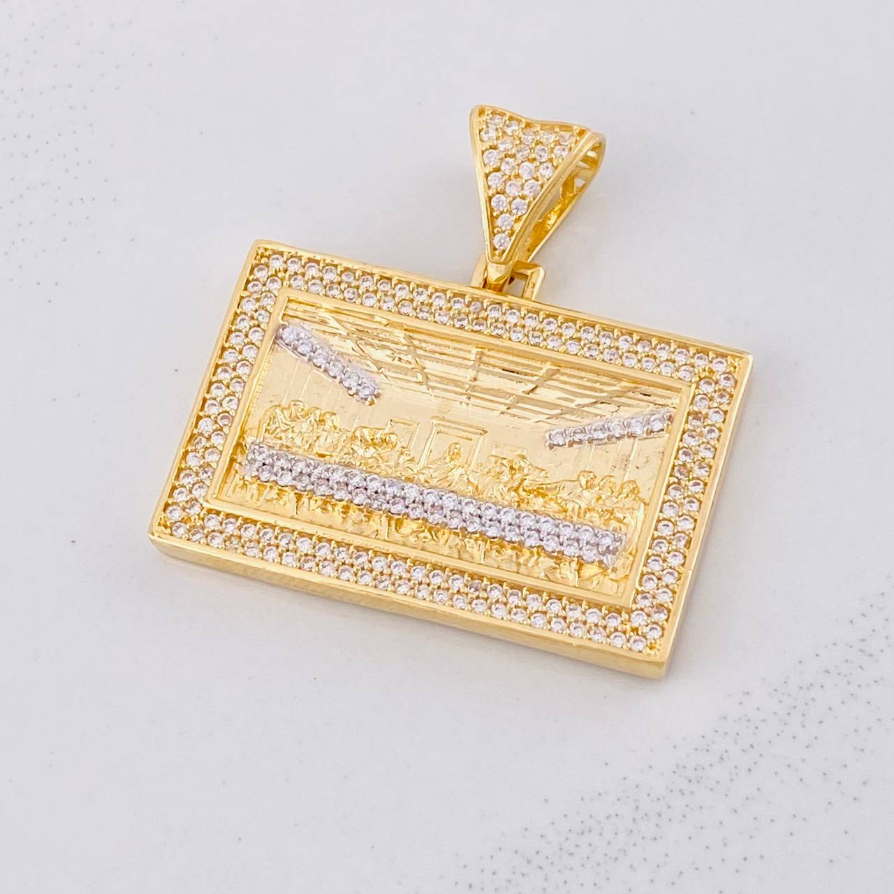 Dije La Última Cena 10g / 3.2cm Oro Amarillo 18K