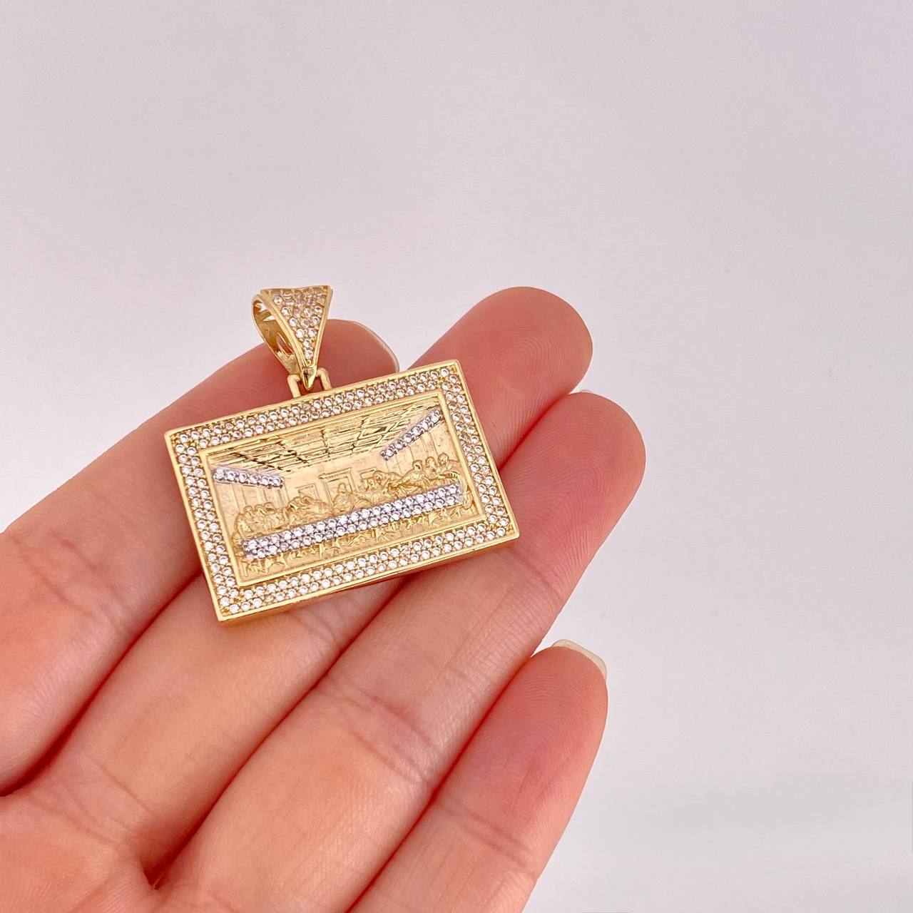Dije La Última Cena 10g / 3.2cm Oro Amarillo 18K