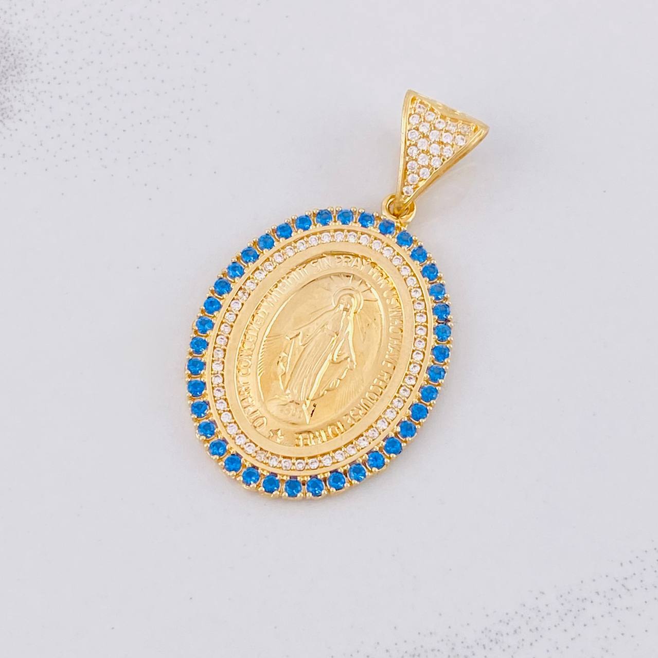 Dije Virgen Milagrosa 7.35g / 4cm Oro Amarillo 18K