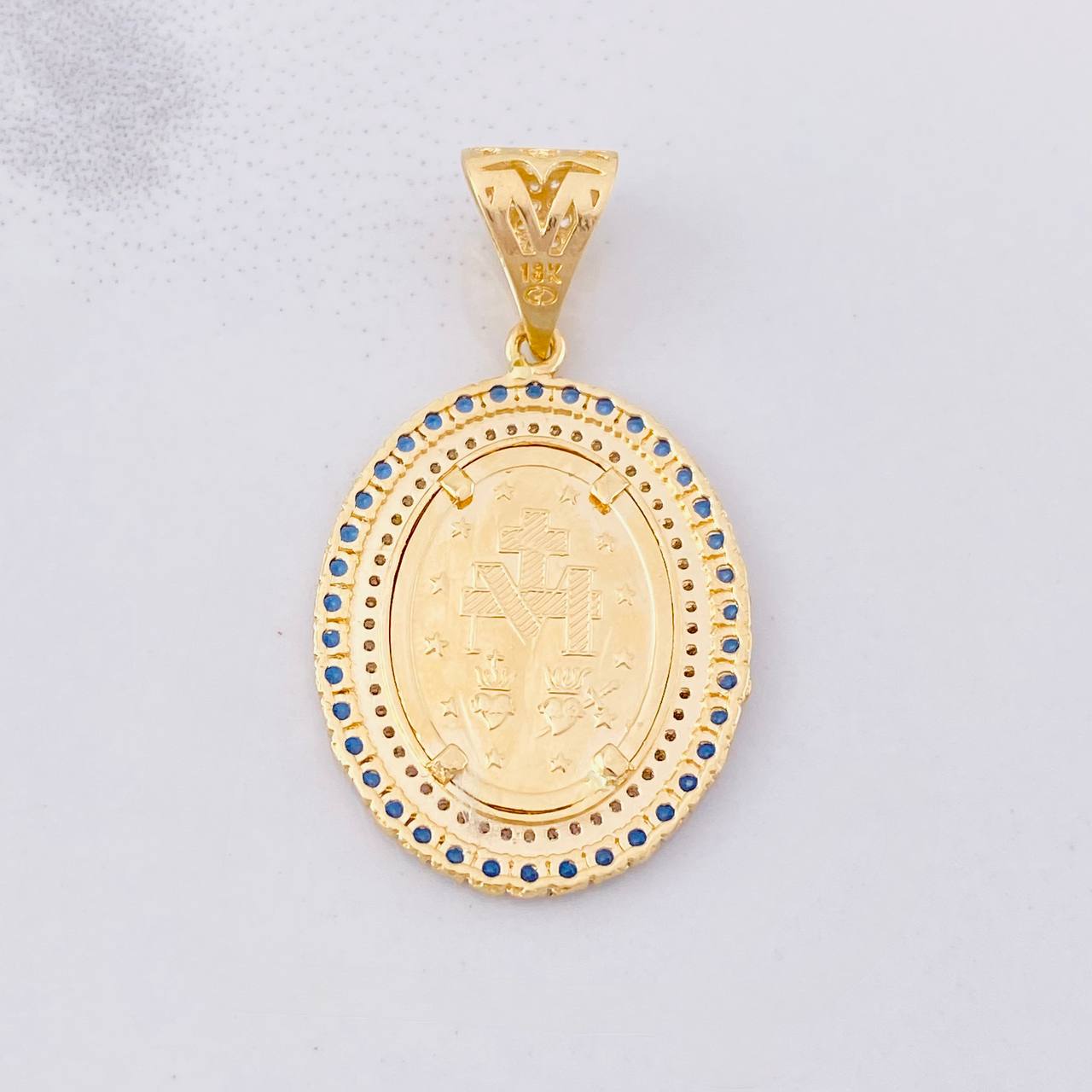 Dije Virgen Milagrosa 7.35g / 4cm Oro Amarillo 18K