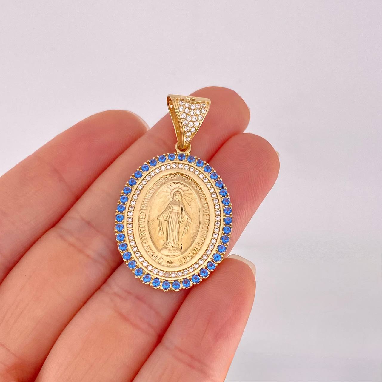 Dije Virgen Milagrosa 7.35g / 4cm Oro Amarillo 18K