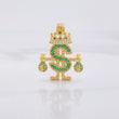 Dije Realeza Signo Dólar 5.2g / 3.8cm Oro Amarillo 18K