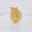Dije Virgen Milagrosa 4g / 3.2cm Oro Amarillo 18K