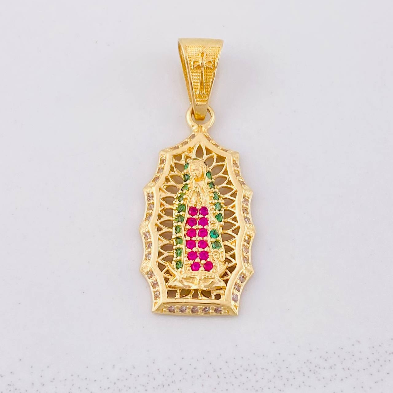 Dije Virgen de Guadalupe 3.5g / 3.2cm Oro Amarillo 18K