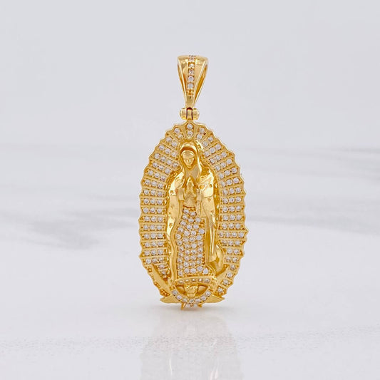 Dije Virgen de Guadalupe 9.5g / 4.5cm Oro Amarillo 18K
