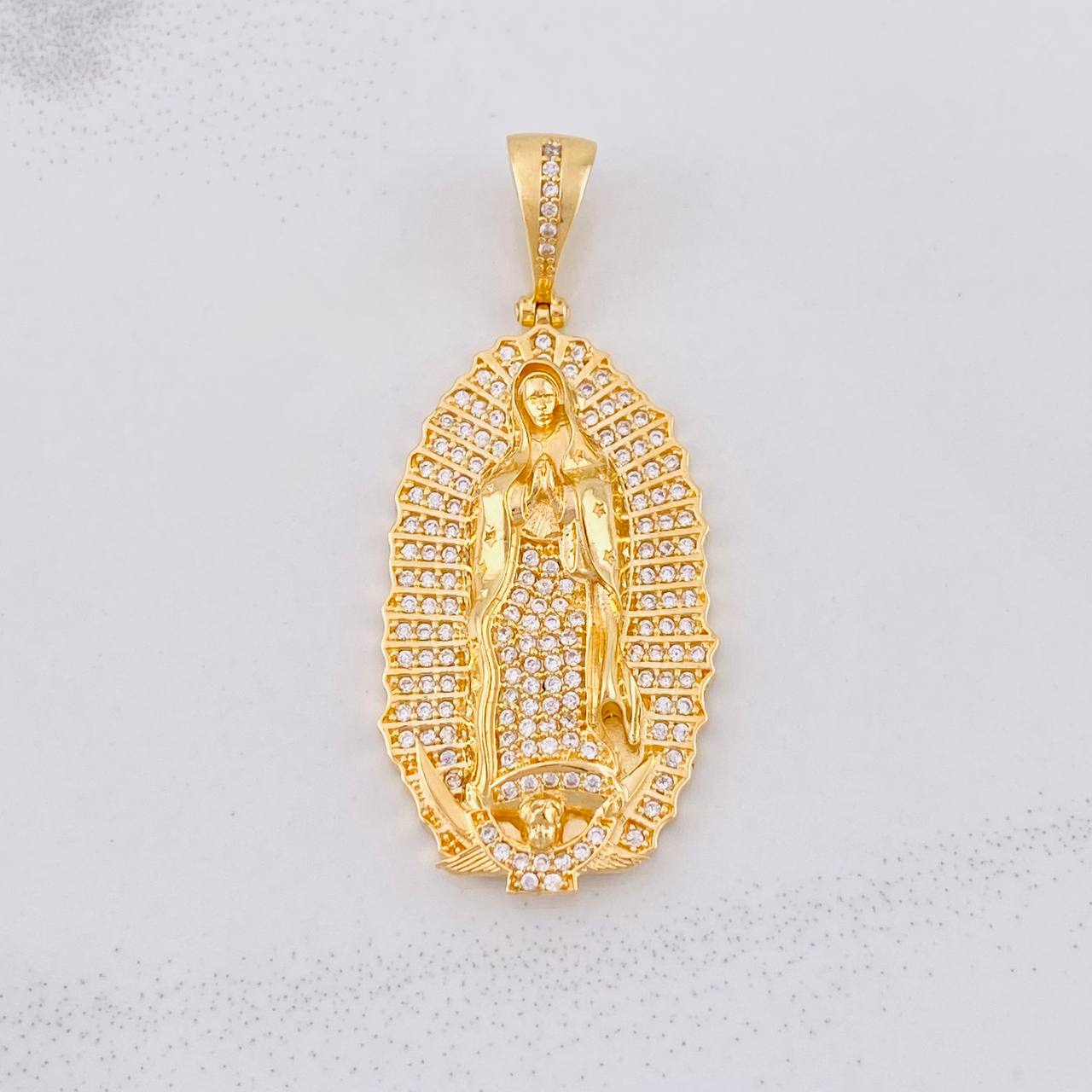Dije Virgen de Guadalupe 9.5g / 4.5cm Oro Amarillo 18K