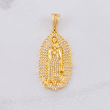 Dije Virgen de Guadalupe 9.5g / 4.5cm Oro Amarillo 18K