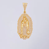 Dije Virgen de Guadalupe 9.5g / 4.5cm Oro Amarillo 18K